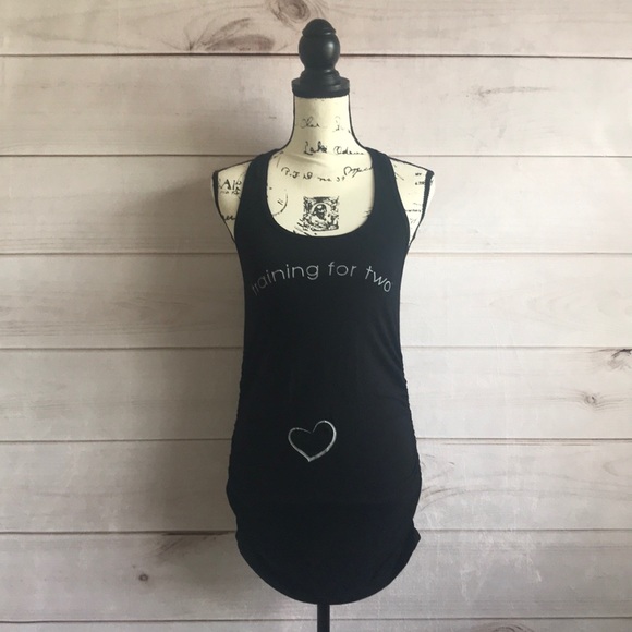 For Two Fitness Tops - “Training For Two” Racerback Tank